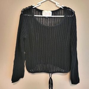 Rory Beca F21 small mesh long sleeve top